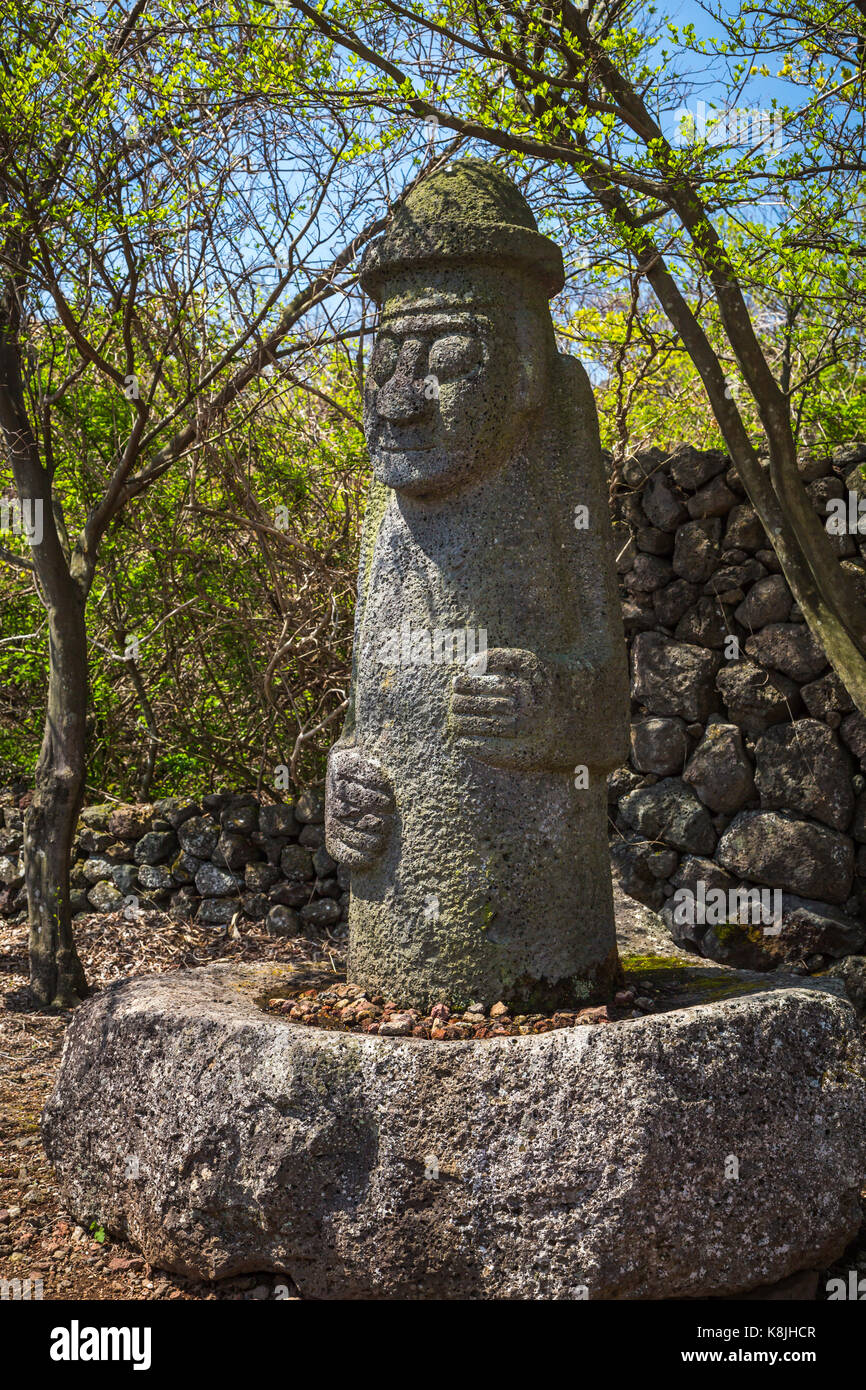 The Jeju Stone Park in Jocheoneup, Jejusi, Jeju Island, South Korea