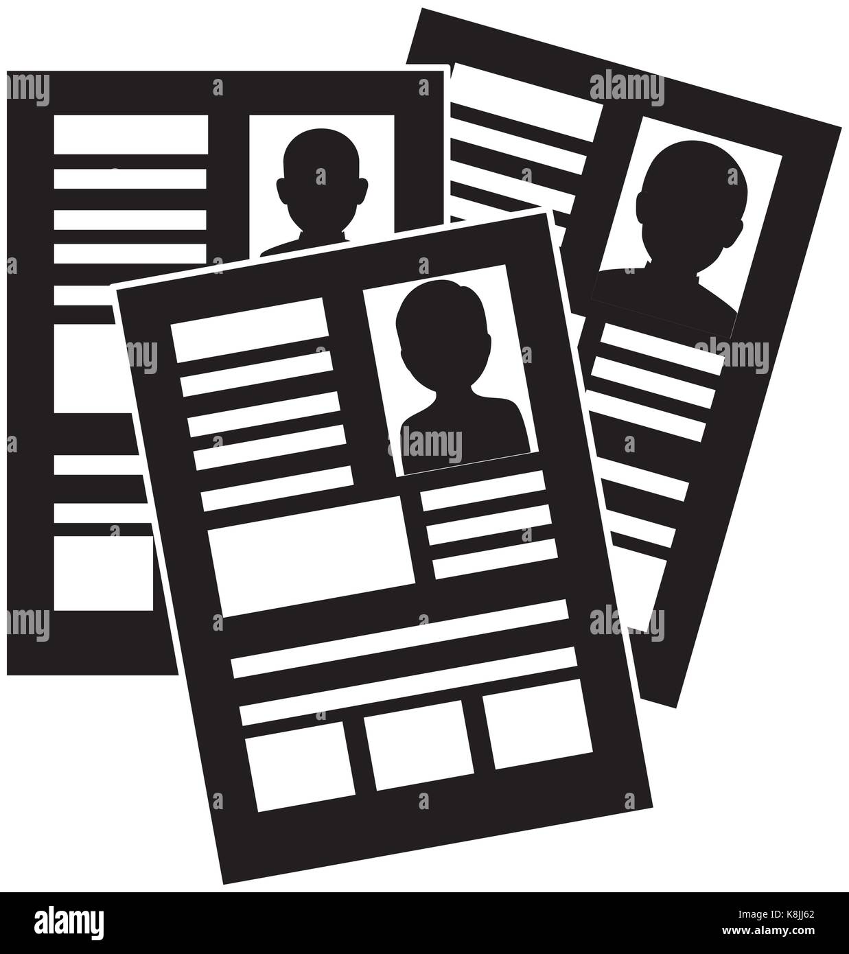 curriculum vitae isolated icon Stock Vector Image & Art - Alamy