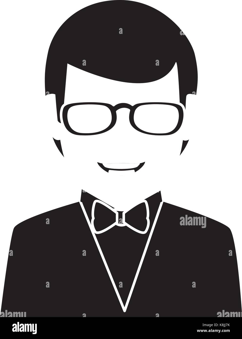 elegant businessman avatar character Stock Vector Image & Art - Alamy