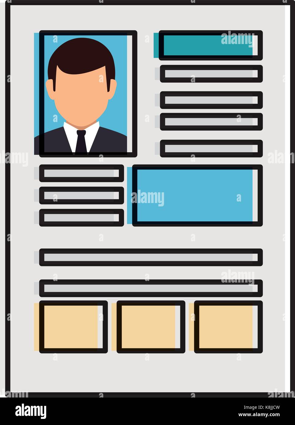 curriculum vitae isolated icon Stock Vector Image & Art - Alamy