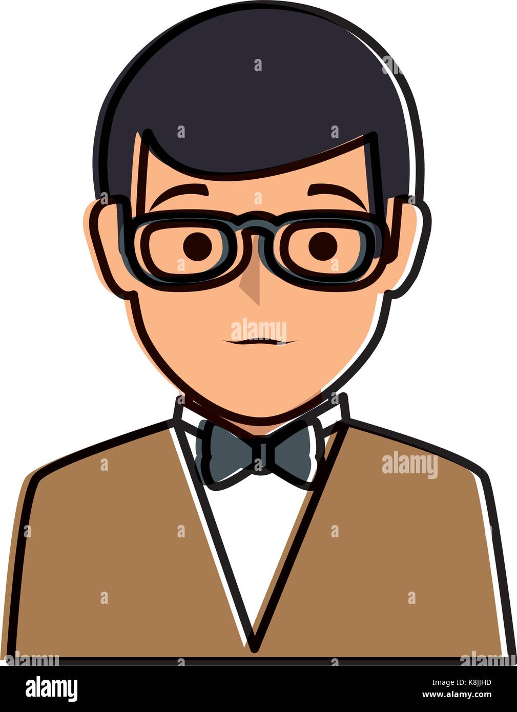 elegant businessman avatar character Stock Vector Image & Art - Alamy
