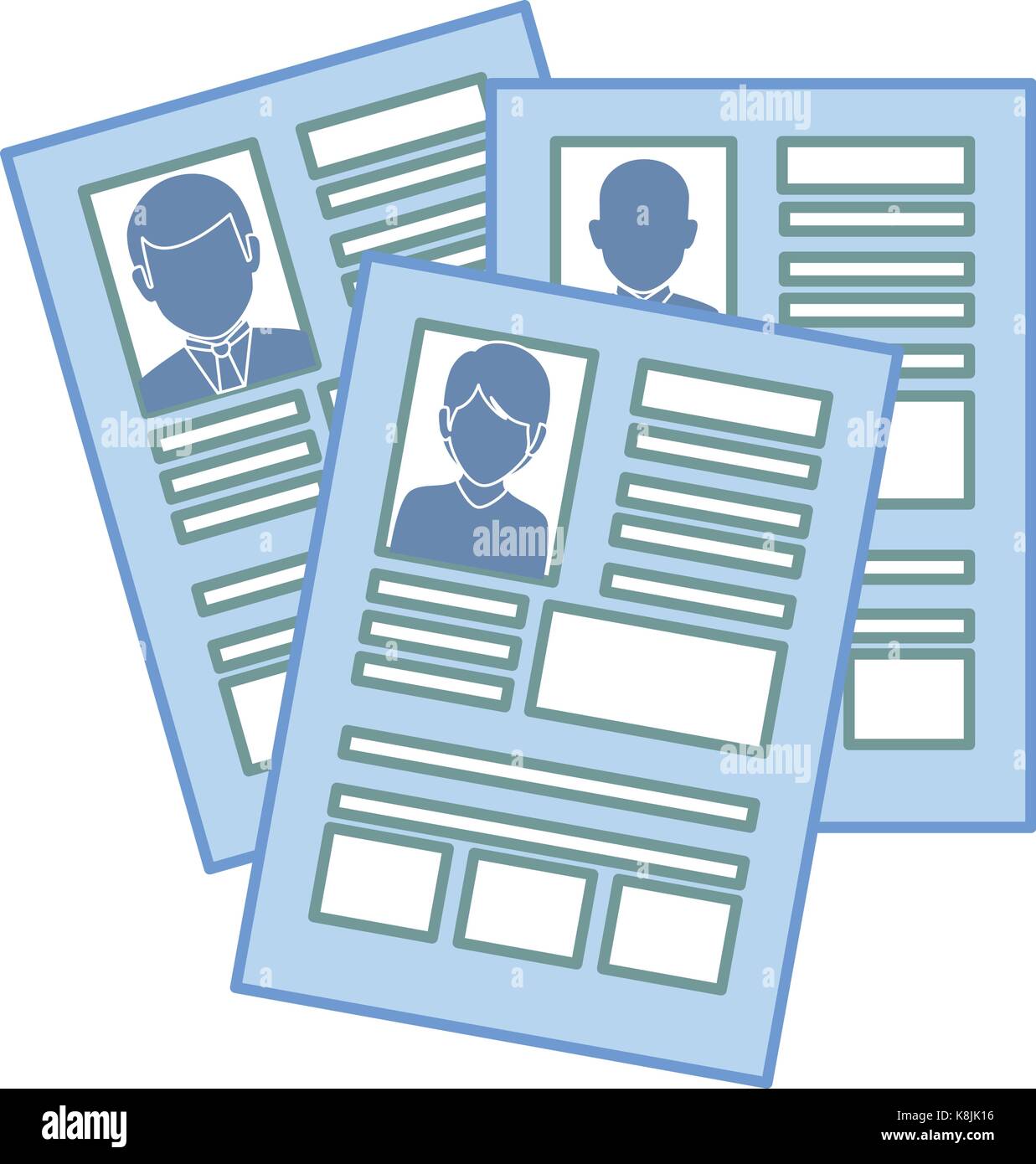 curriculum vitae isolated icon Stock Vector Image & Art - Alamy