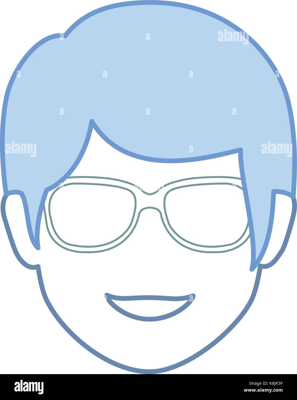 young man head avatar character Stock Vector Image & Art - Alamy