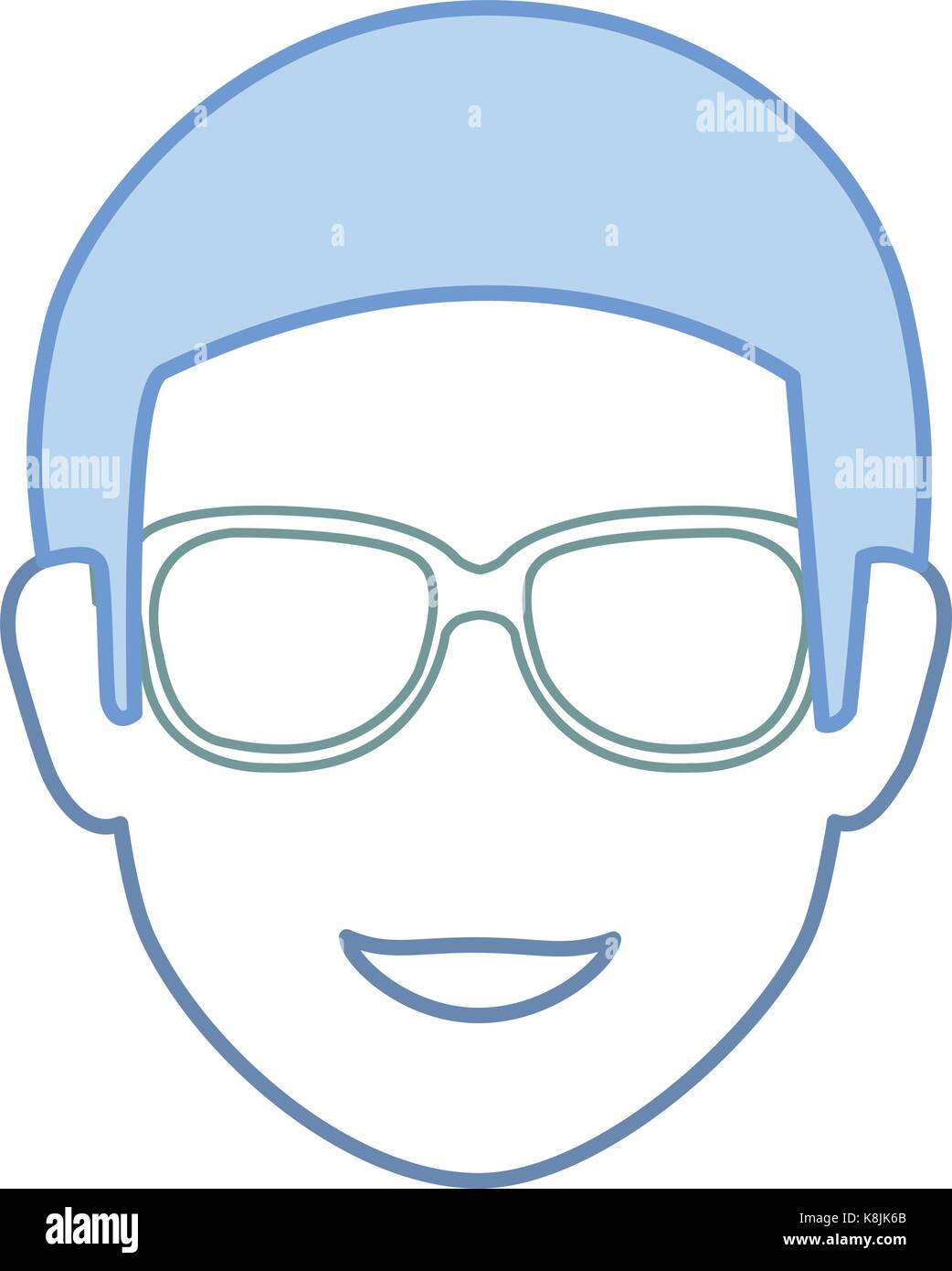 young man head avatar character Stock Vector Image & Art - Alamy
