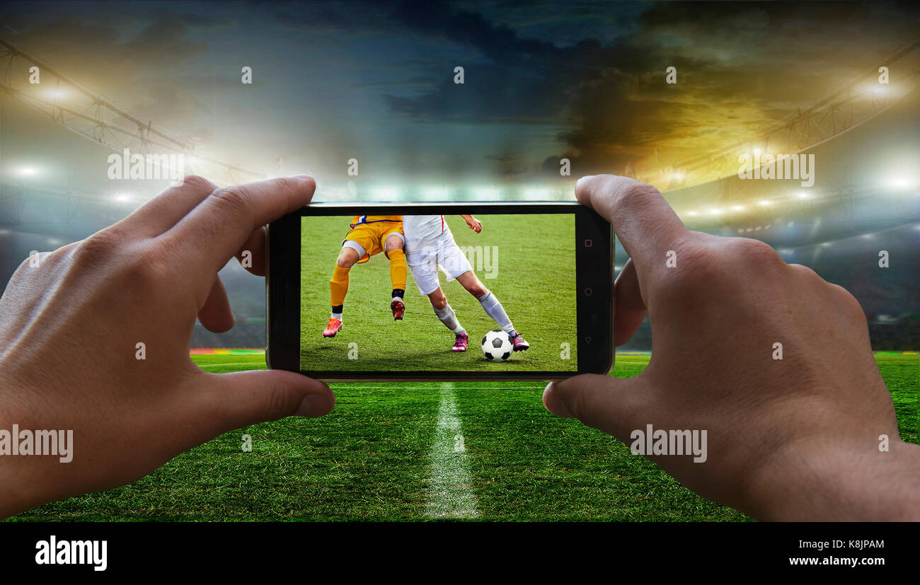How to watch shop football game on phone