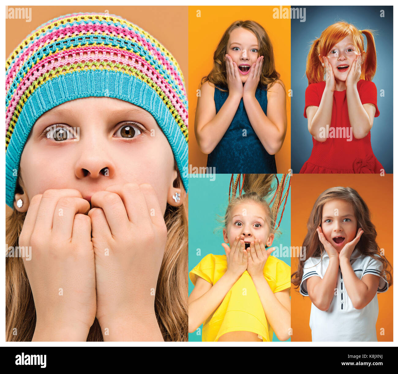 Surprised teen hi-res stock photography and images - Alamy