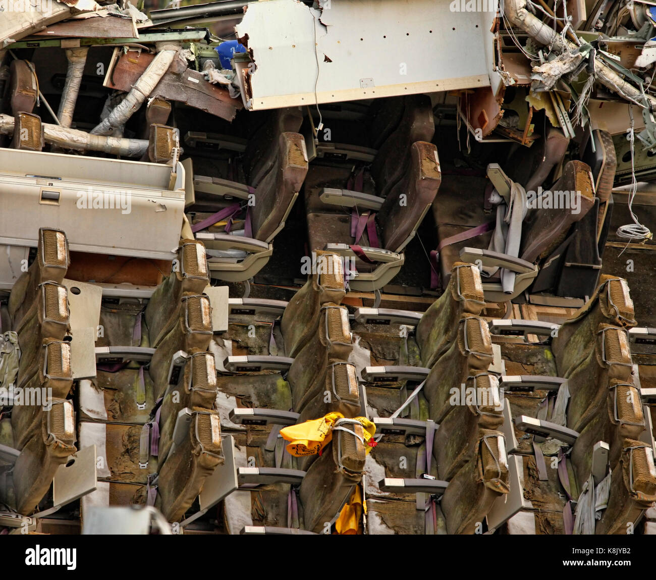 Airplane crash, scene from the movie Stock Photo Alamy