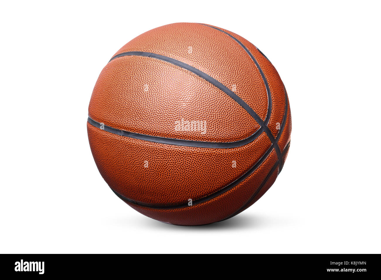 Basketball isolated on a white background. Stock Photo