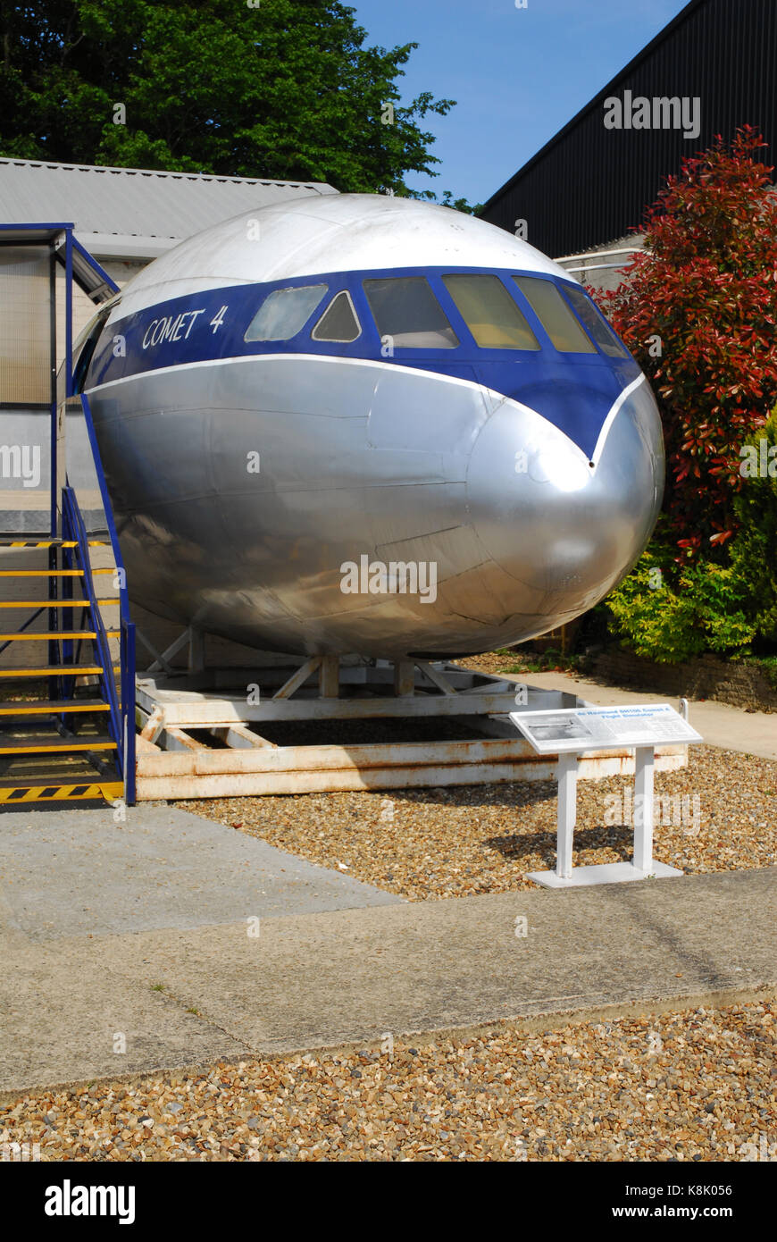 United Kingdom, Shenley, London Colney, The de Havilland Aircraft Museum, Comet 4 Stock Photo
