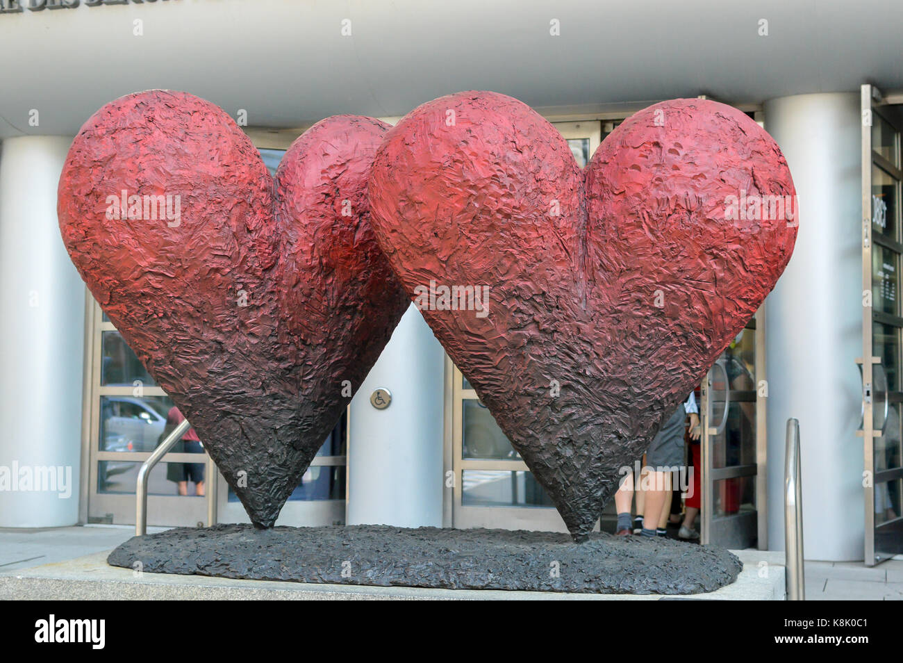 Montreal, Canada September 18, 2017 The iconic sculpture of "Twin 6