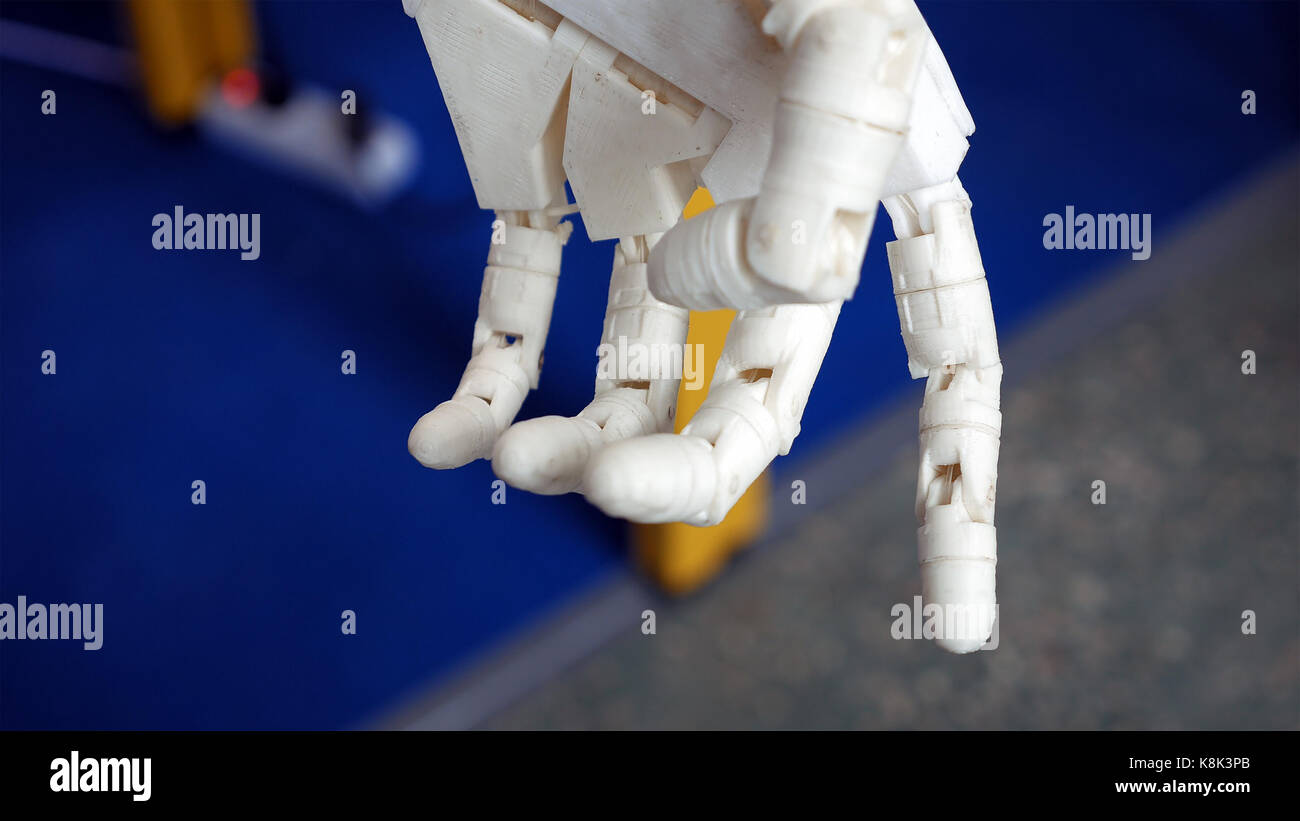 Robotic prosthetic limb arm Stock Photo