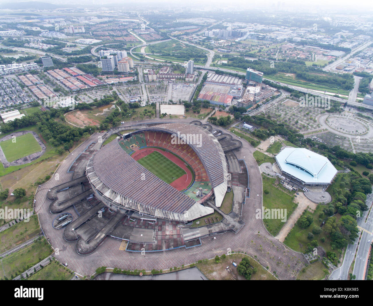 Aerial Stadium Track Stock Photos & Aerial Stadium Track 