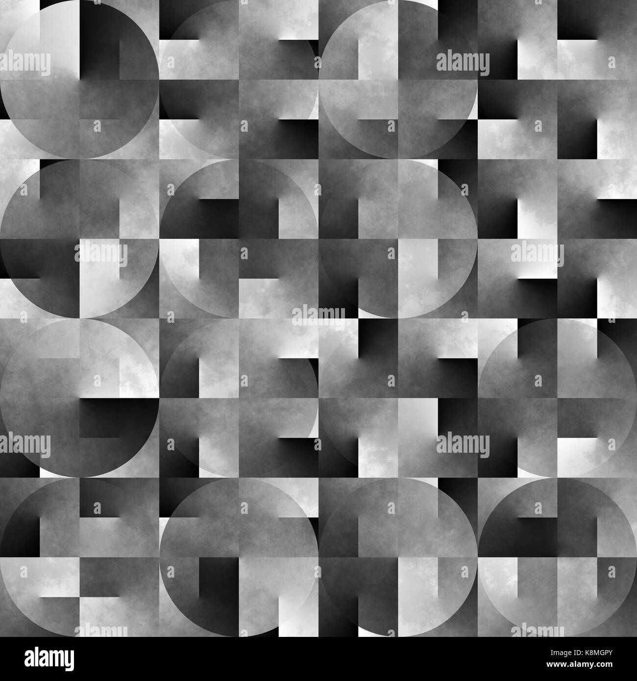 Abstract geometric black and white background Stock Photo - Alamy