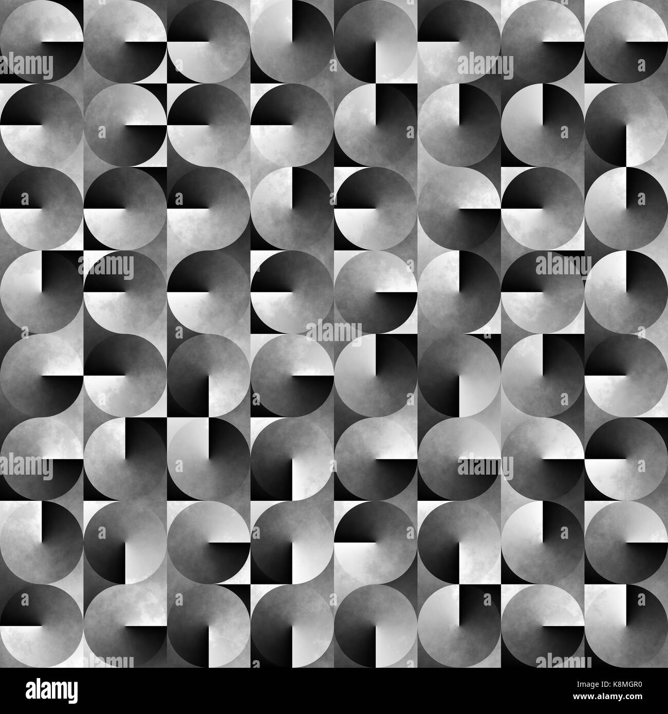 Abstract geometric black and white background Stock Photo - Alamy