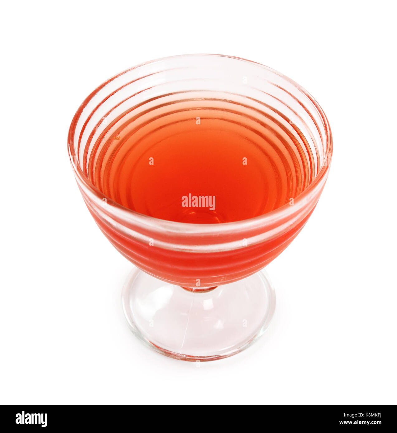 Gelatin dessert in bowl. Isolated with clipping path Stock Photo Alamy