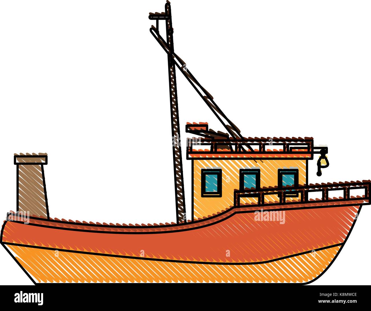 fishing boat icon image Stock Vector Image & Art - Alamy