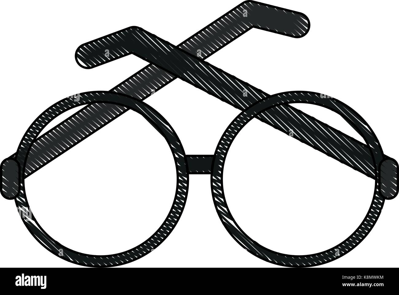 glasses round frame icon image Stock Vector Image & Art - Alamy