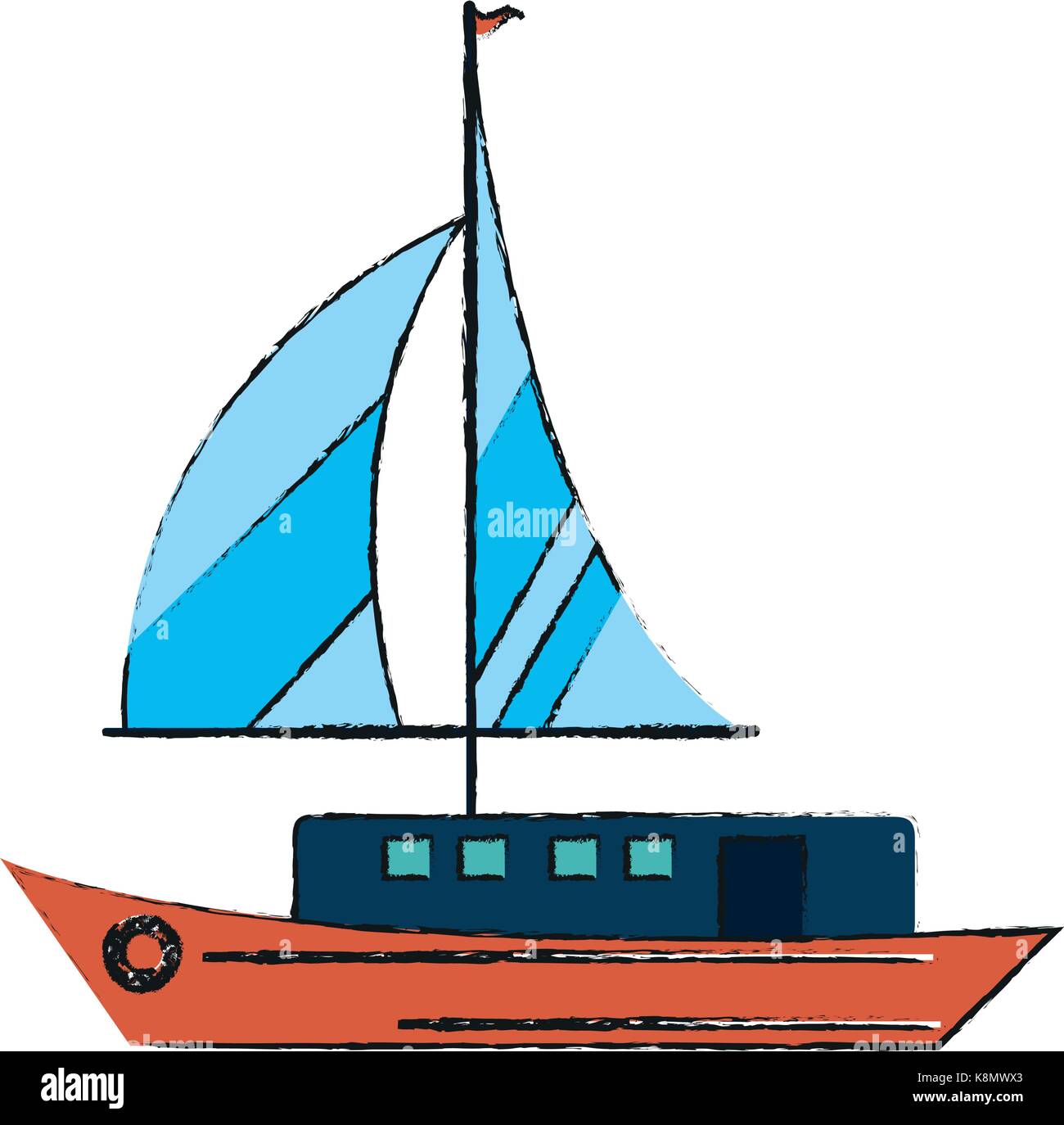 ship with sails icon image Stock Vector Image & Art - Alamy