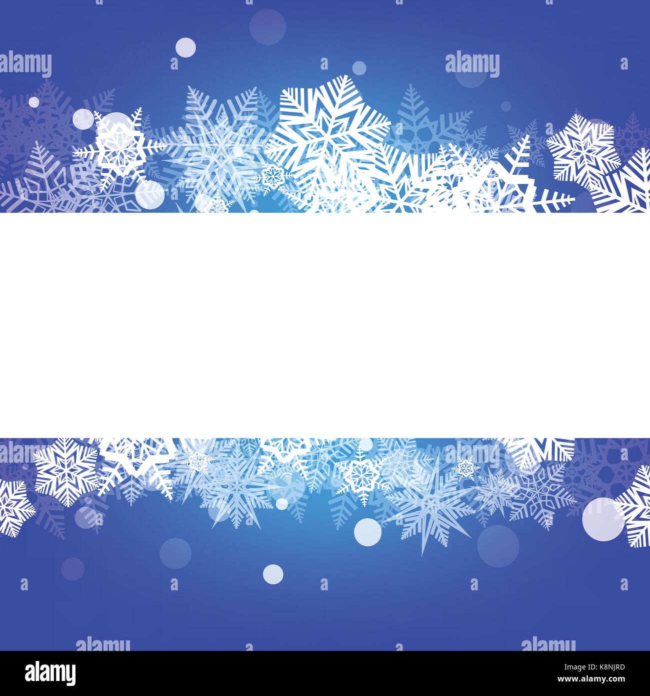 Minimal Heavy Snow Flakes Wallpaper Winter Stock Vector (Royalty