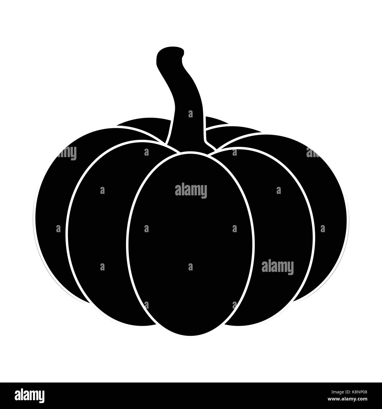 Download Halloween pumpkin silhouette vector illustration isolated ...