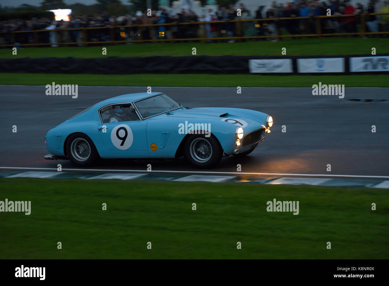 1960 Ferrari 250 GT SWB owned by Marc Devis racing in the Kinrara ...