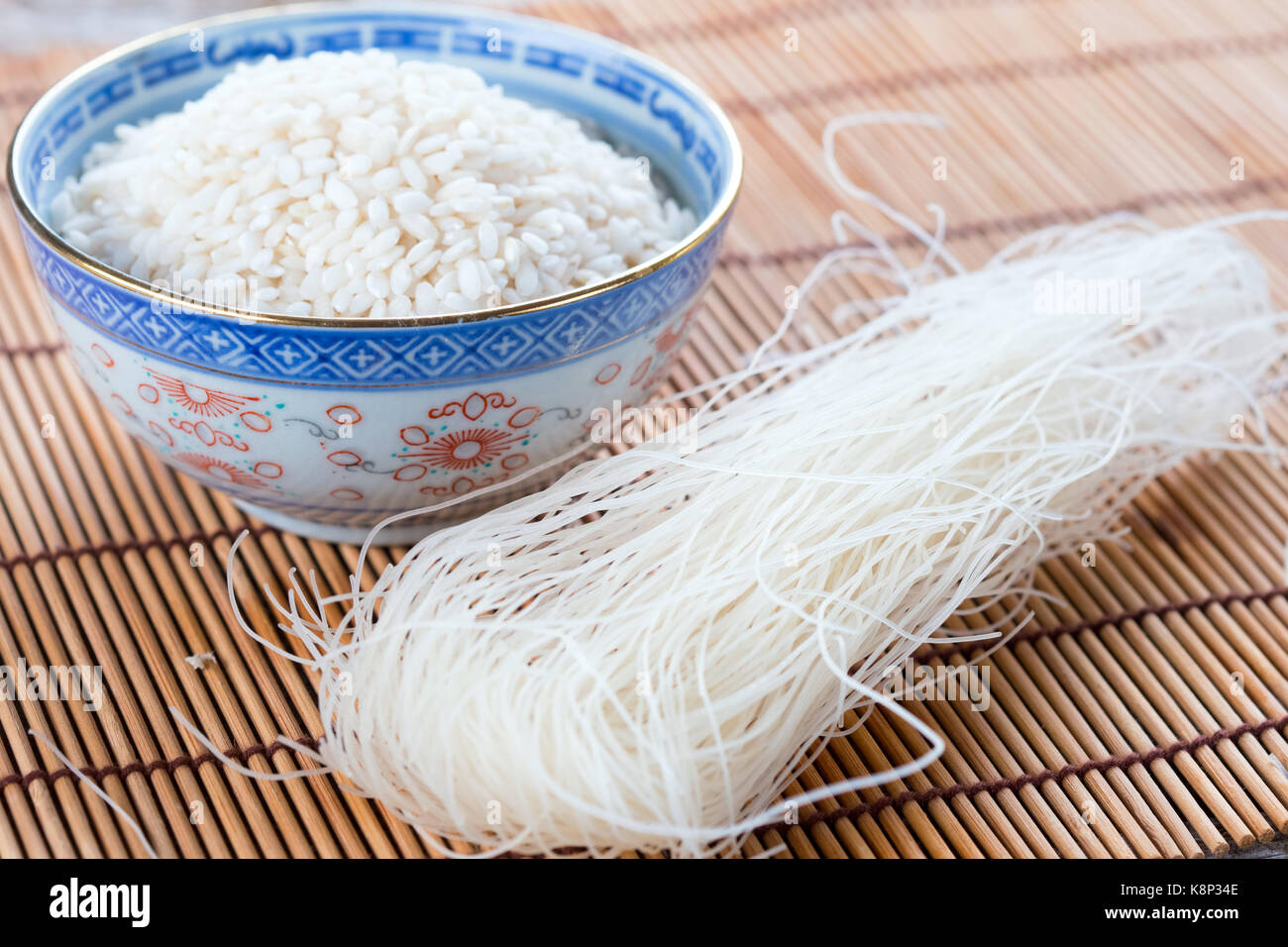 Asian rice noodles Stock Photo Alamy