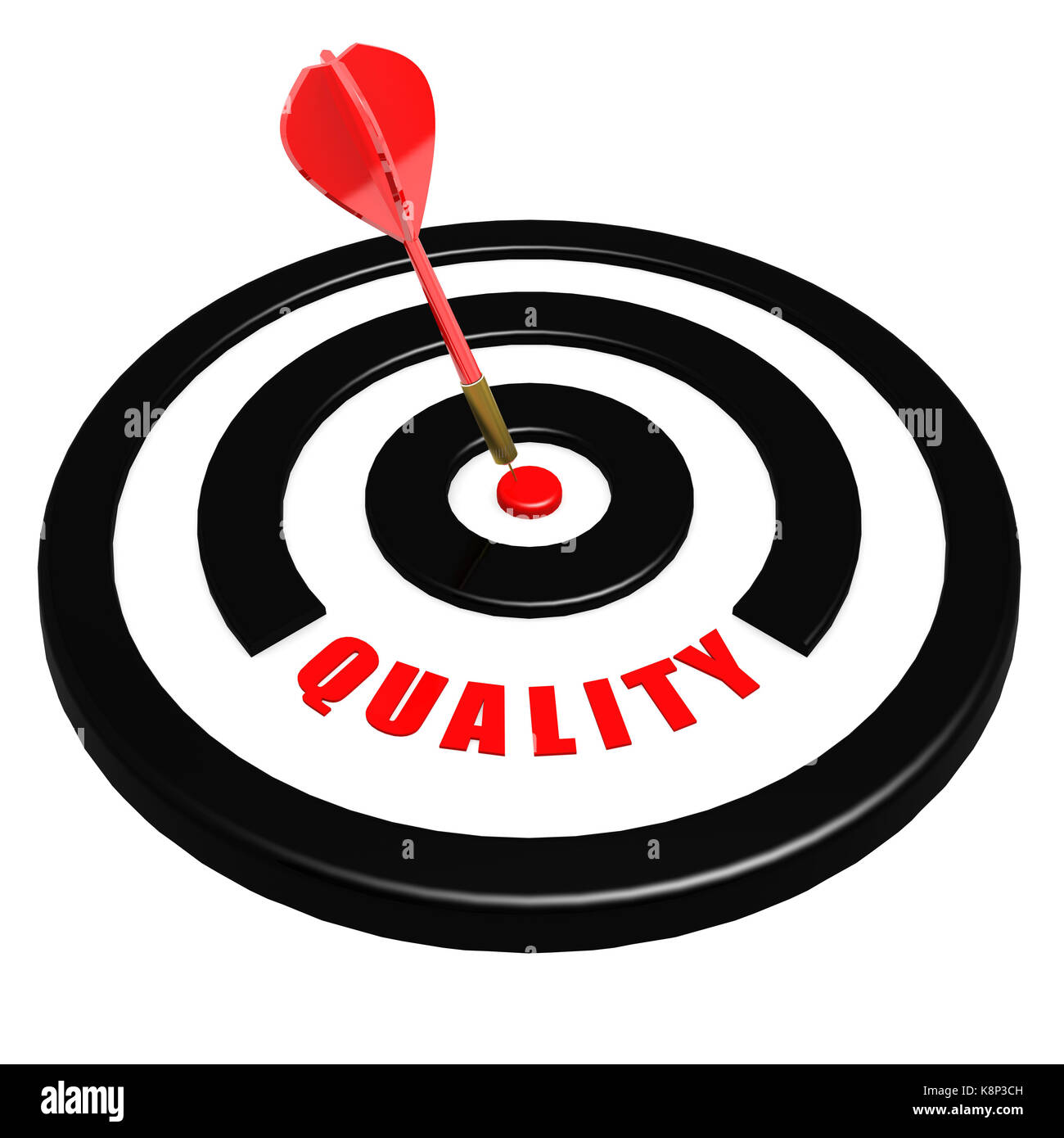 Quality dart board Stock Photo Alamy