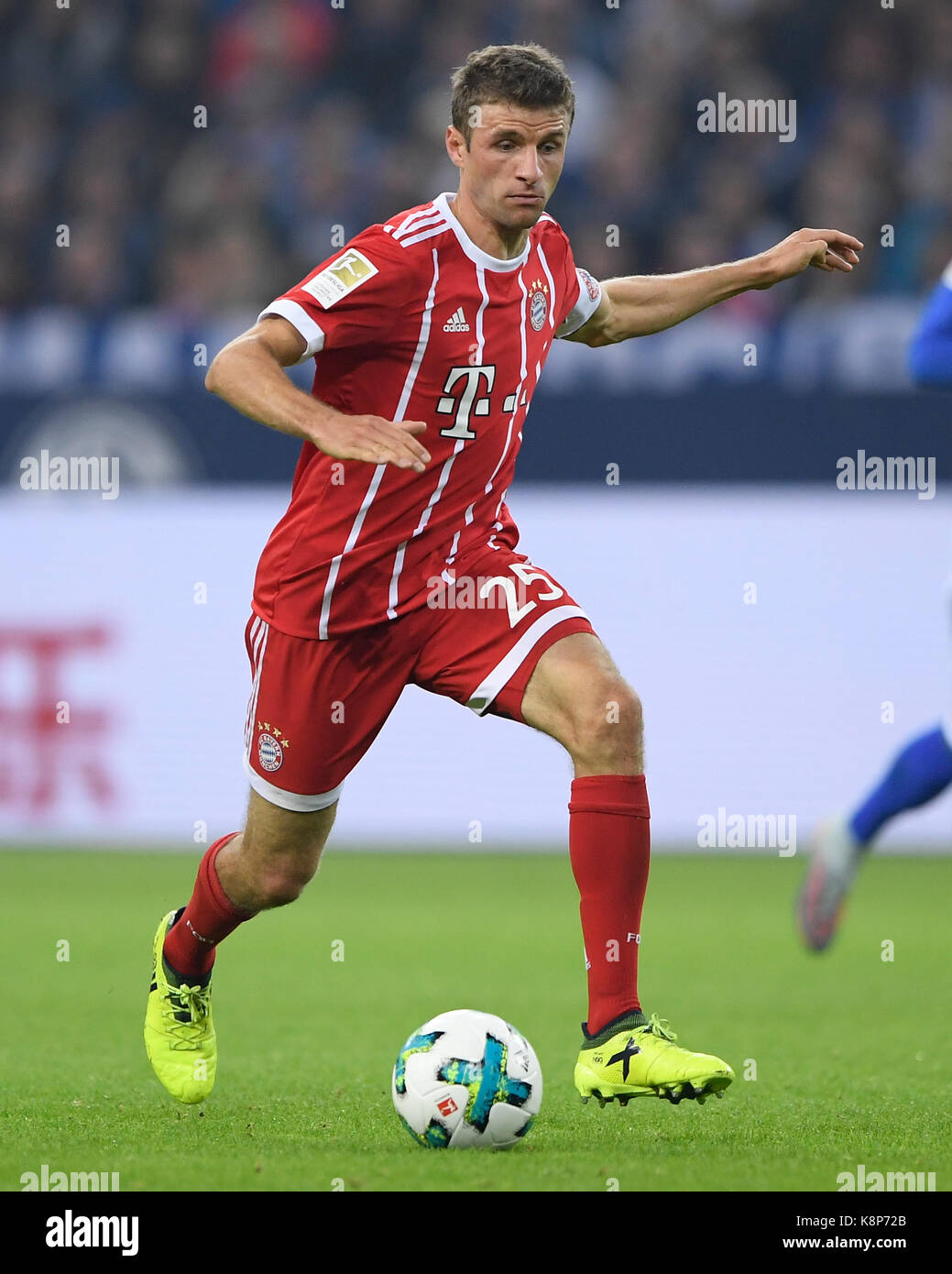 Gelsenkirchen, Deutschland. 19th Sep, 2017. Thomas Mueller (FCB). GES
