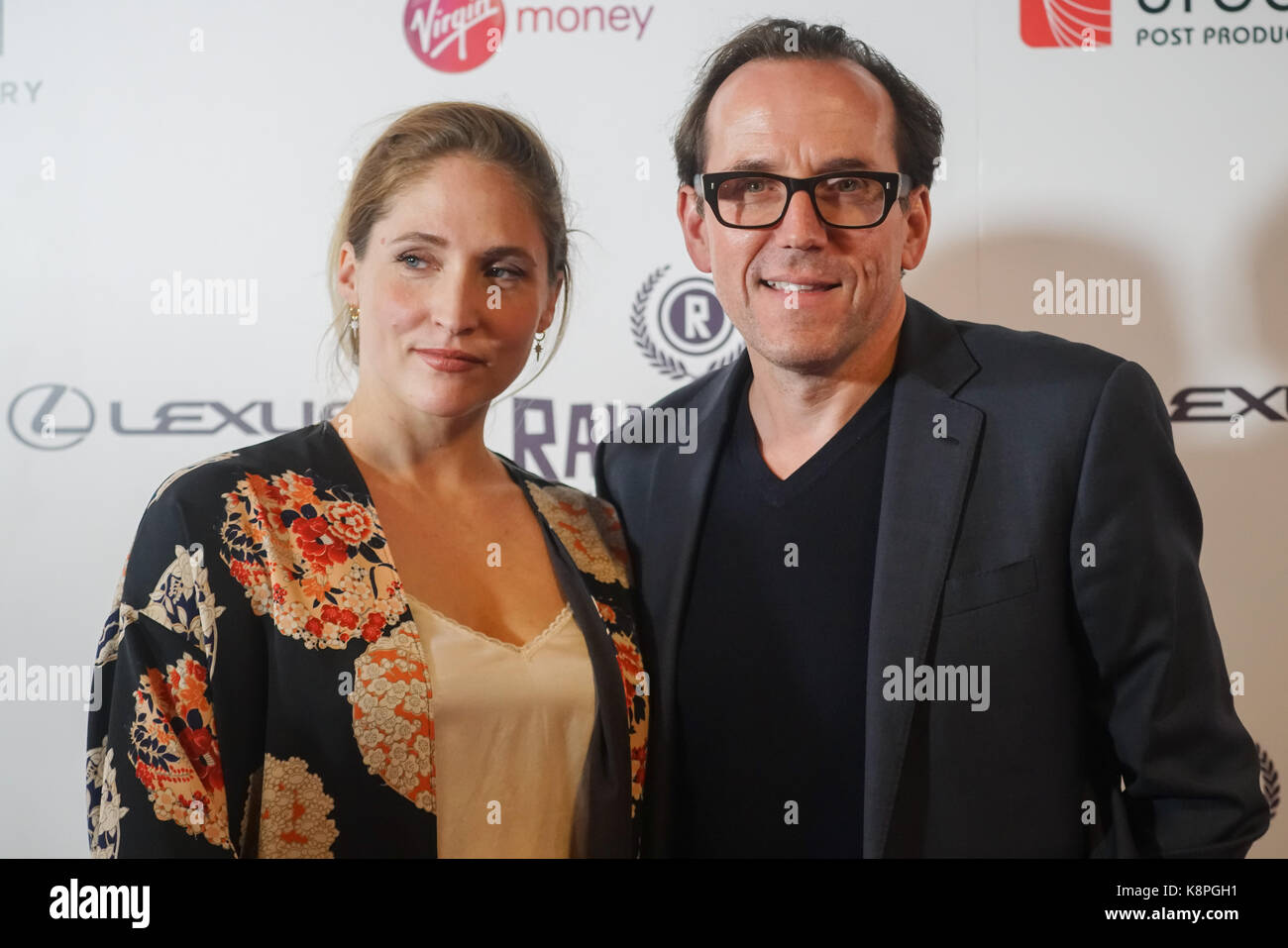 London, UK. 20th Sep, 2017. Jessica Parker, Ben Miller attend Raindance 25th Film Festival