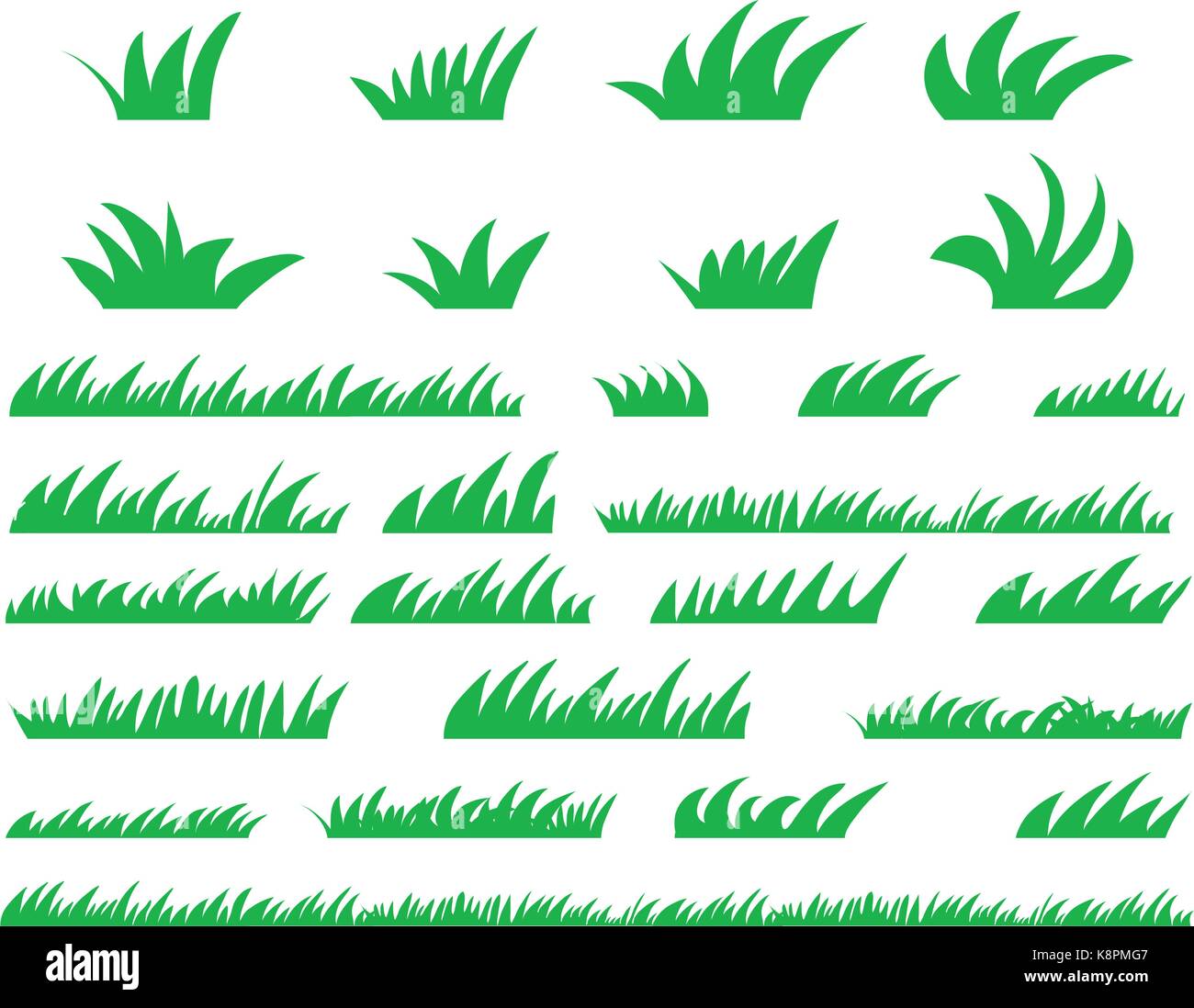 Grass vector vectors hi-res stock photography and images - Alamy