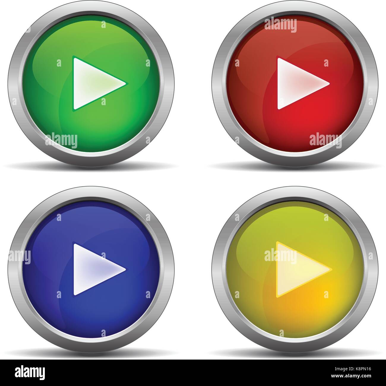 Vector icon closed padlock set Stock Vector Image & Art - Alamy