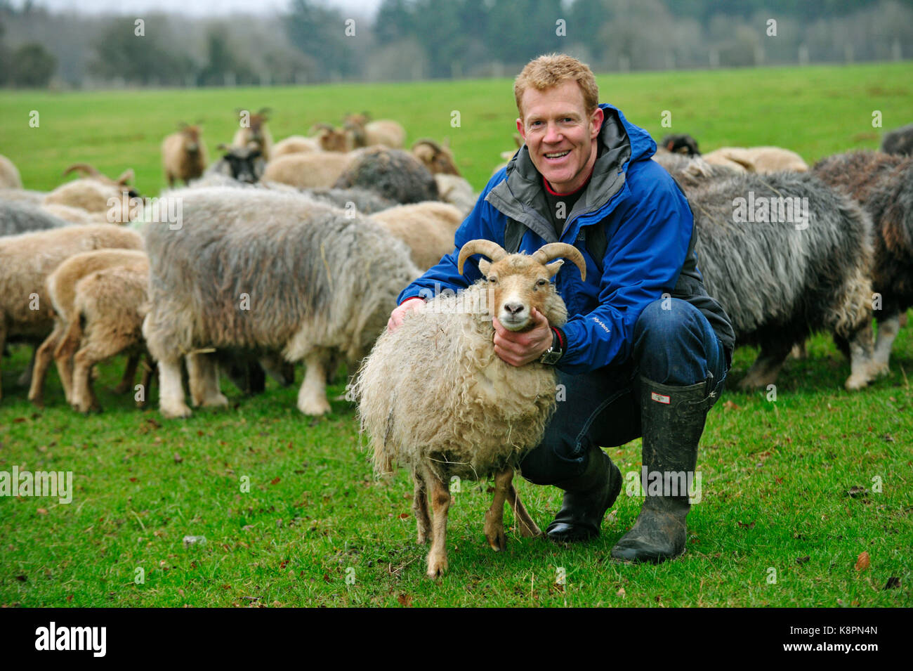 Cotswolds Farm Park, with owner Adam Henson, who is a farmer, author