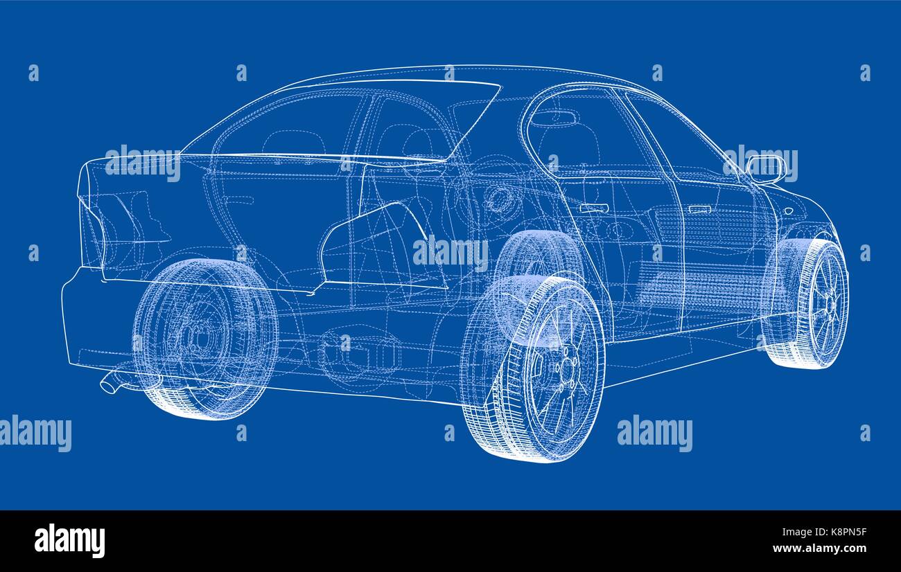 Concept car. Vector Stock Vector Image & Art - Alamy
