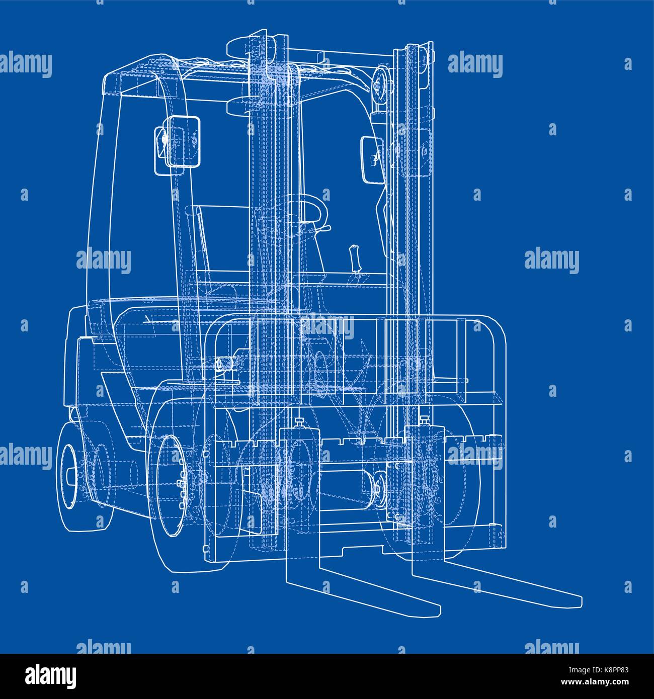 Forklift concept. Vector Stock Vector Image & Art - Alamy