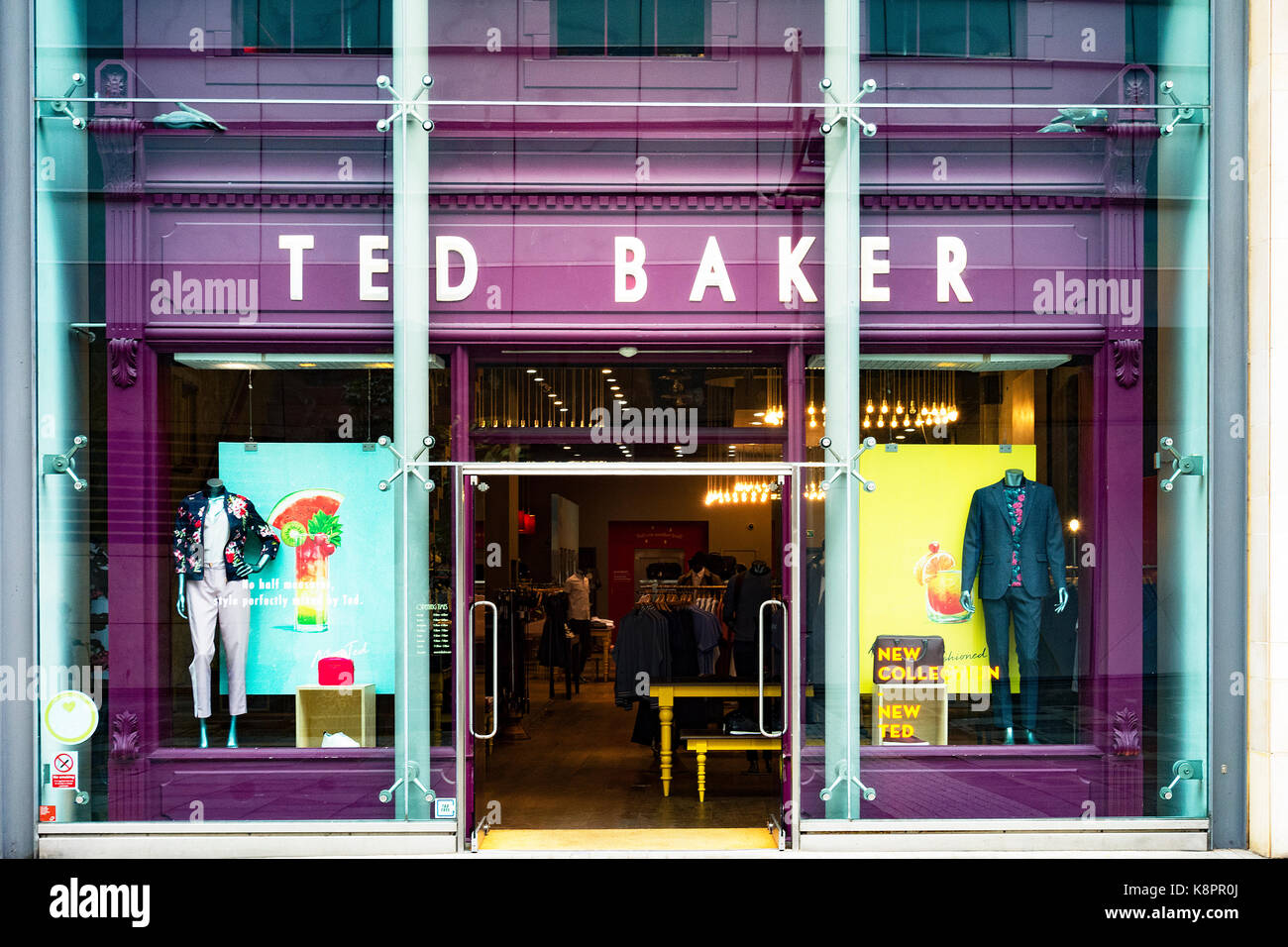 ted baker luxury fashion store in manchester, england, uk Stock Photo -  Alamy