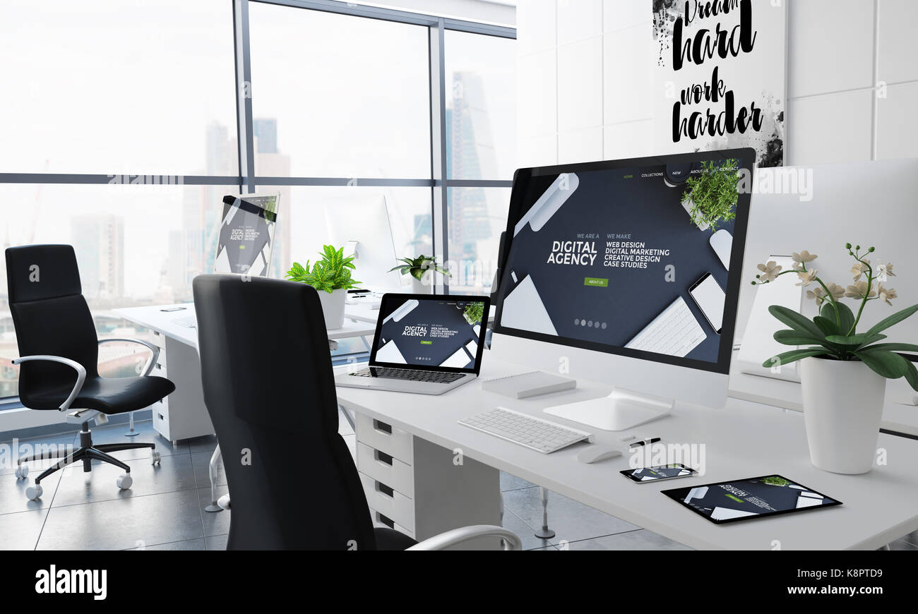 Digital creative agency interior hi-res stock photography and images ...