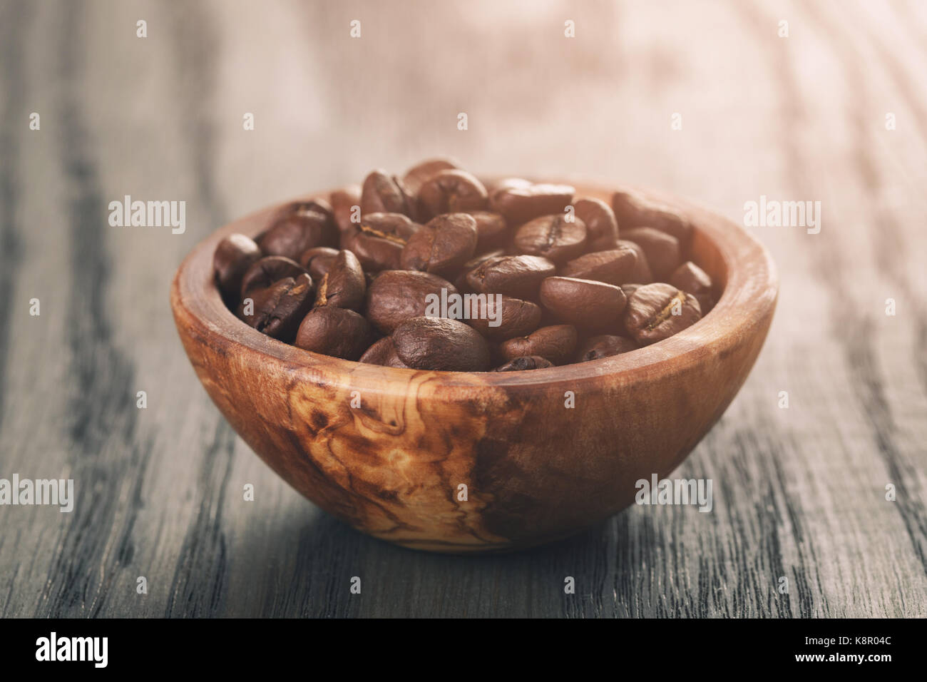 freshly roasted arabica coffee beans in bowl Stock Photo - Alamy