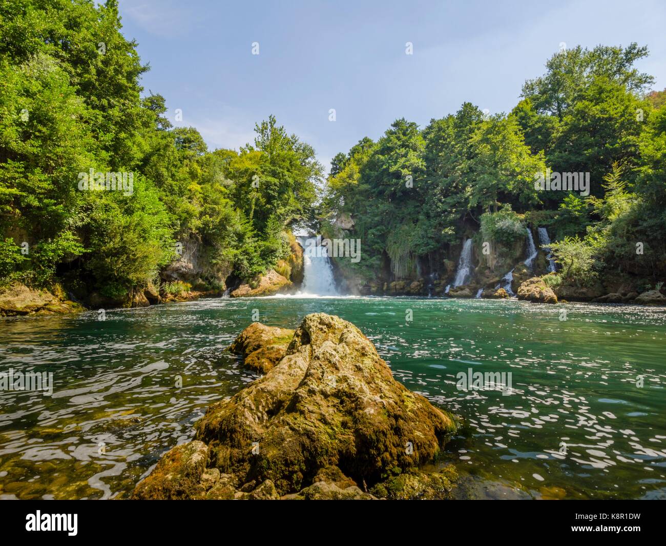 Waterfall Croatia Stock Photo