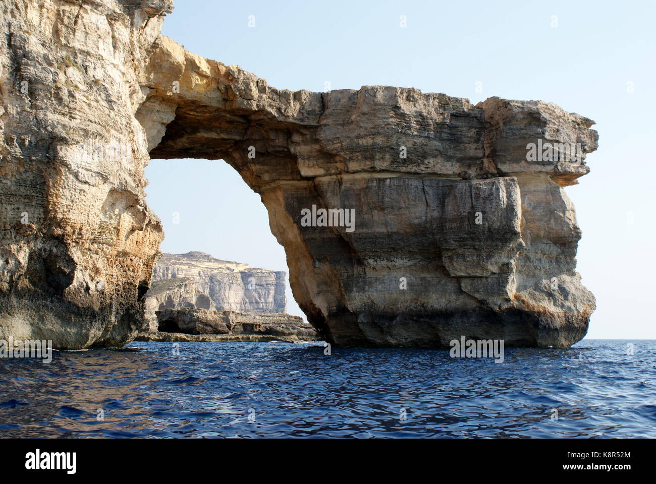 The Azure window, Dwejra bay, San Lawrenz, Gozo, Malta Stock Photo