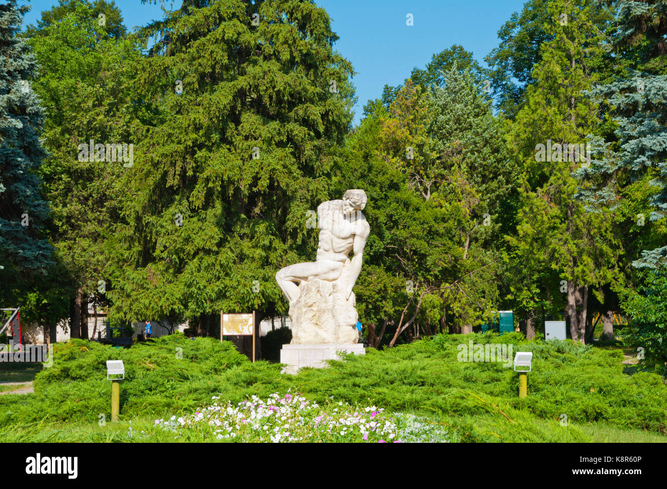 A Giant, by Frederic Storck, Parcul Carol, Bucharest, Romania Stock Photo