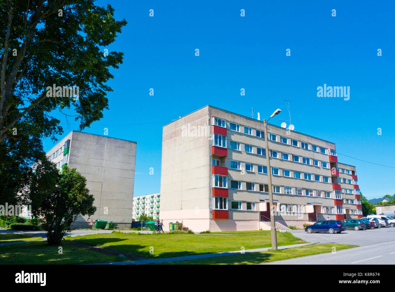 Residential housing, Paldiski, Estonia Stock Photo Alamy