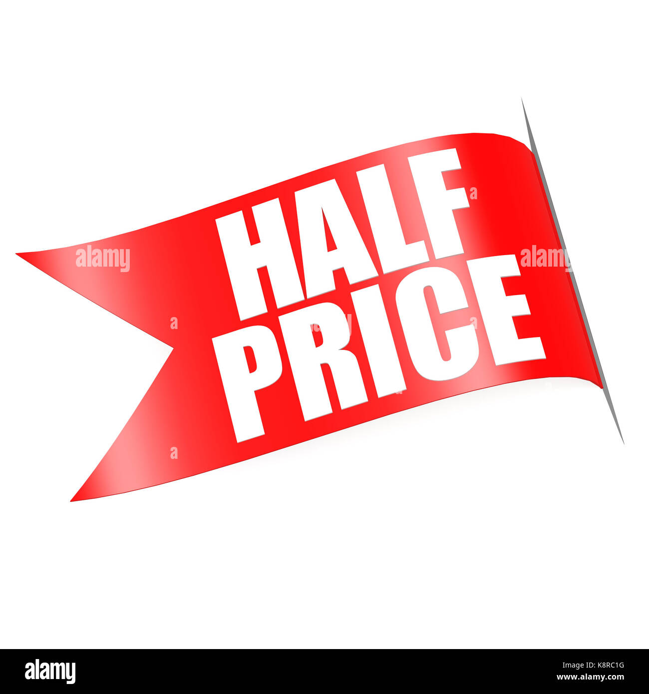 Half price red label Stock Photo Alamy
