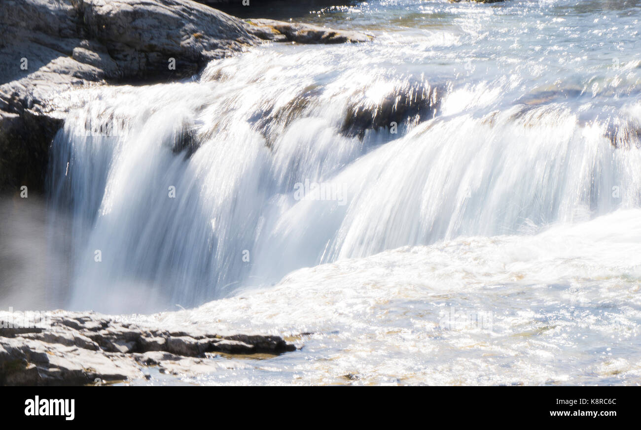 Elbow Falls Kananaskis AB Stock Photo Alamy