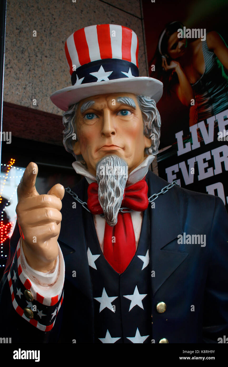 Uncle Sam Figur, Reykjavik, Island Stock Photo Alamy