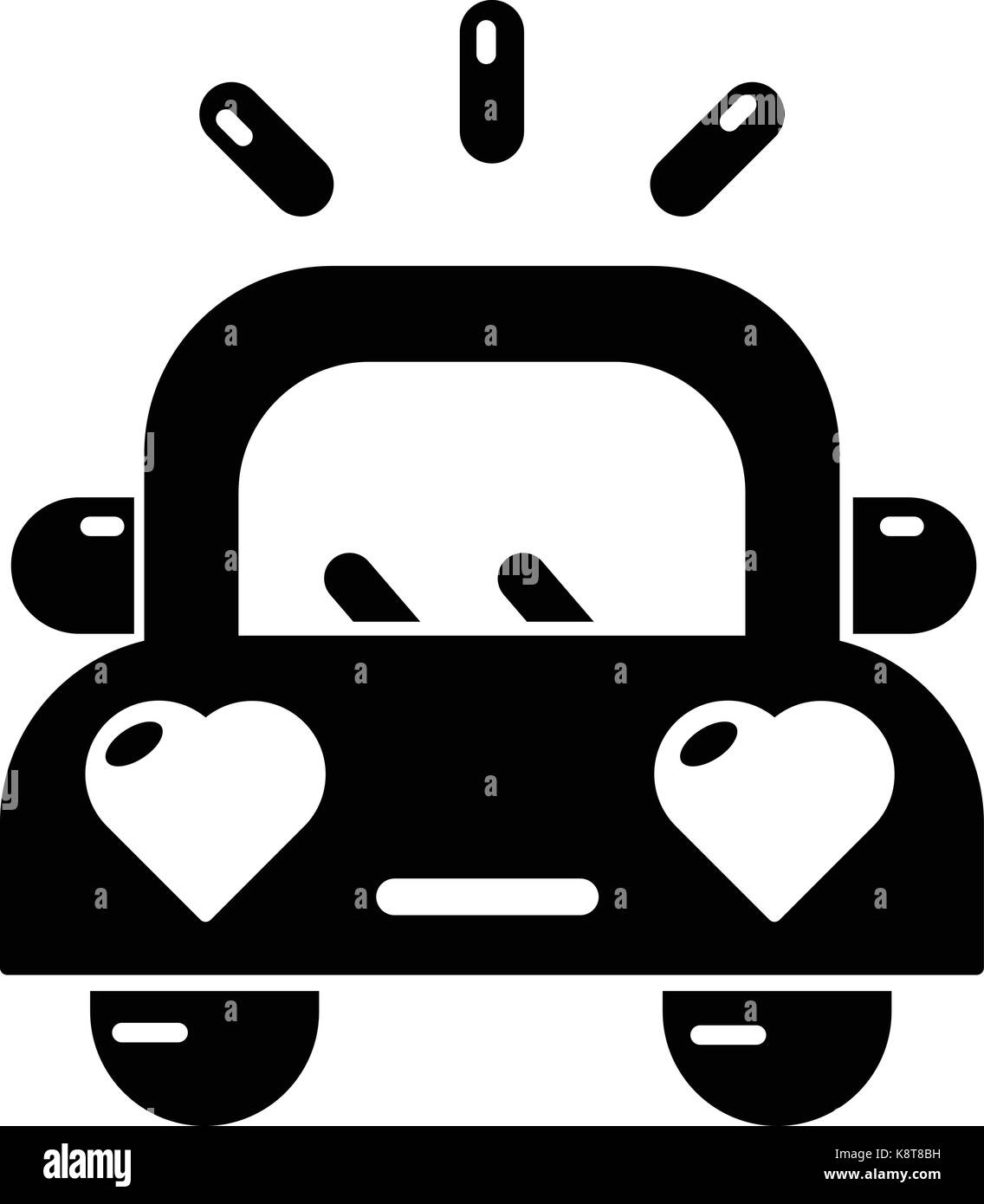 Wedding car icon , simple style Stock Vector Image & Art - Alamy