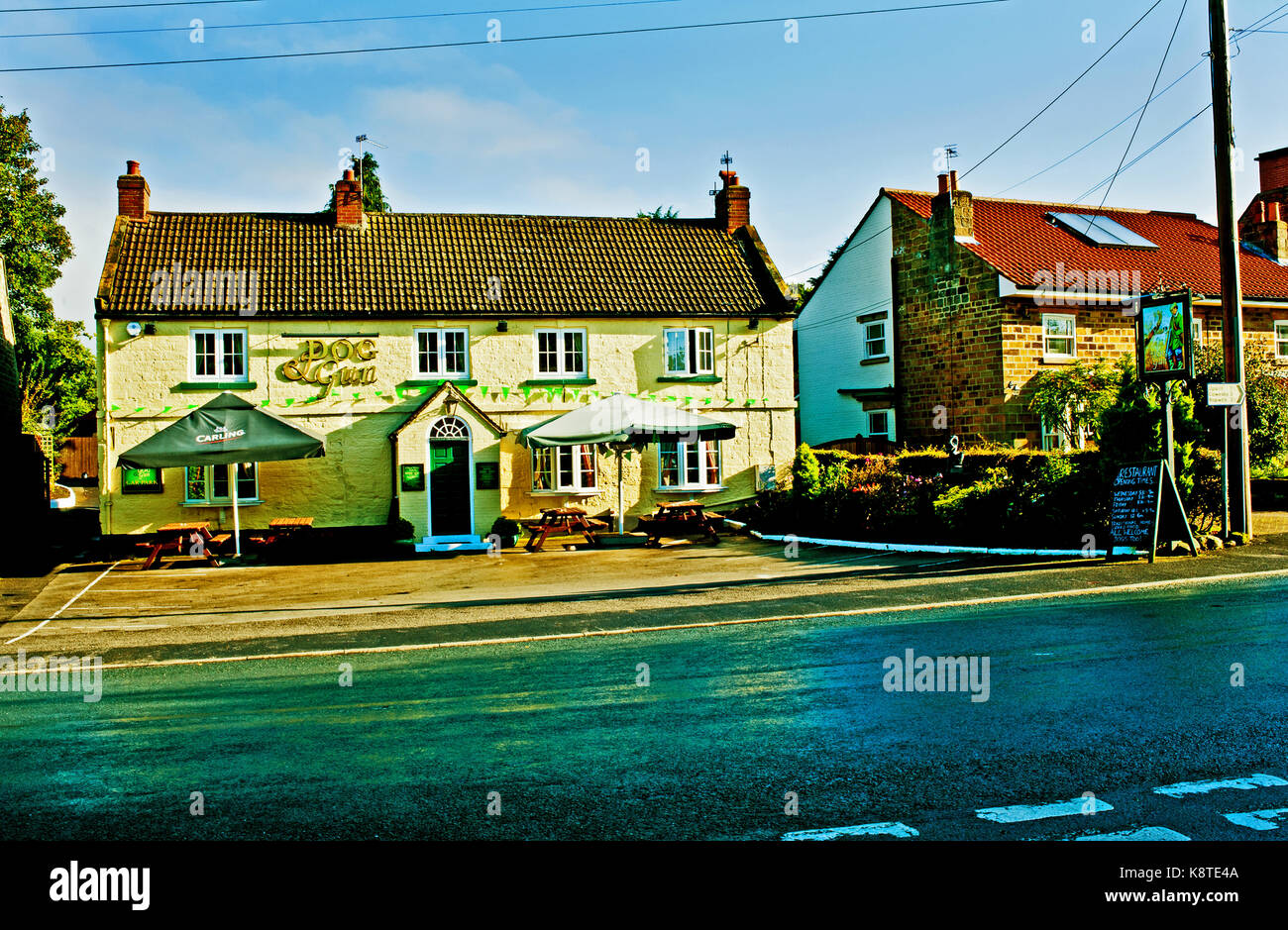 The Dog and Gun, Knayton, North Yorkshire Stock Photo Alamy