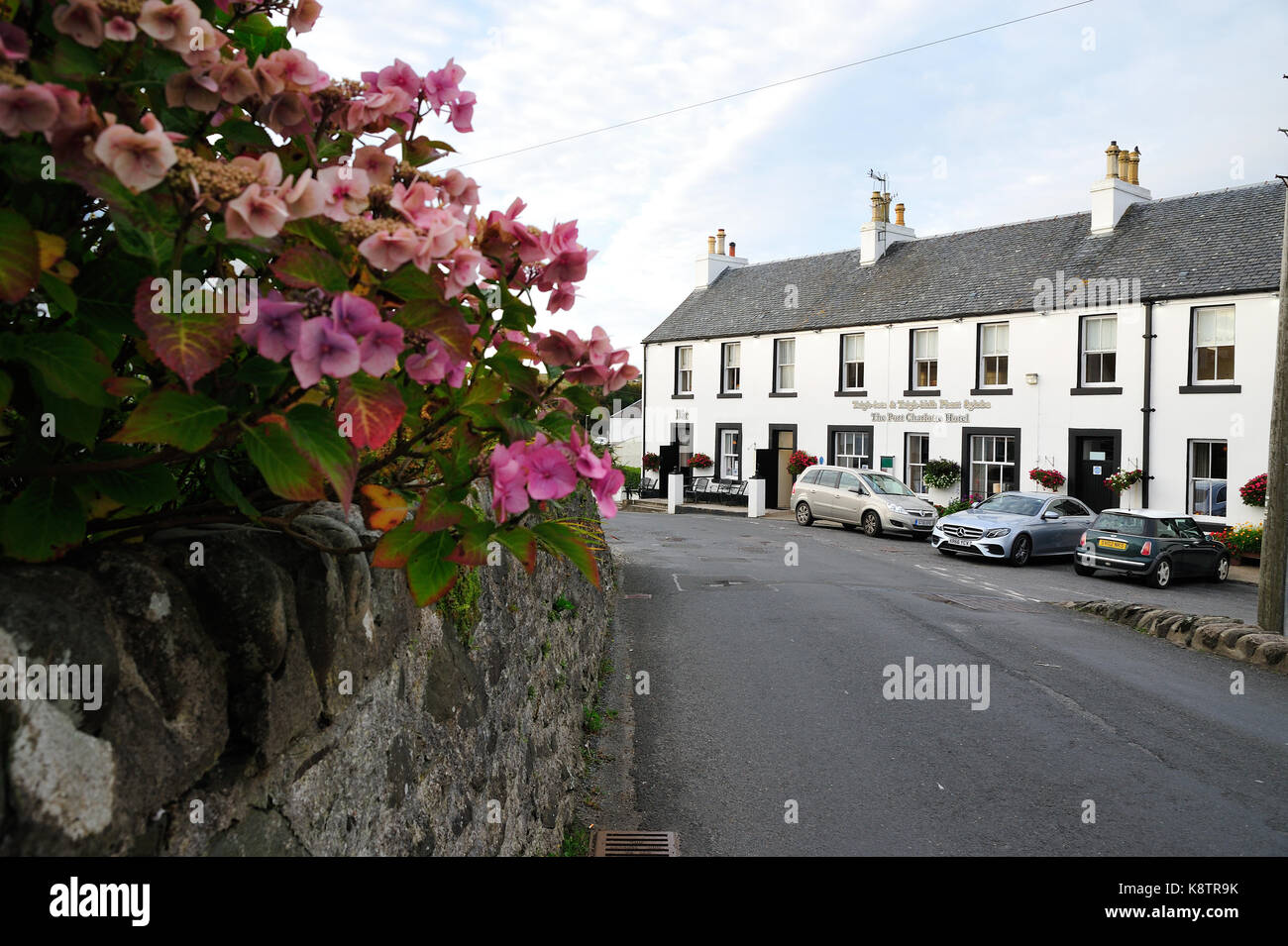 Port Charlotte Hotel Islay Scotland Stock Photo Alamy