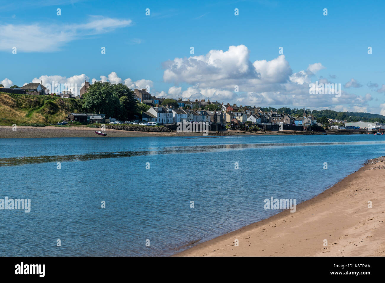 Montrose Estuary, Montrose, Scotland, UK, 08 August 2017. Montrose
