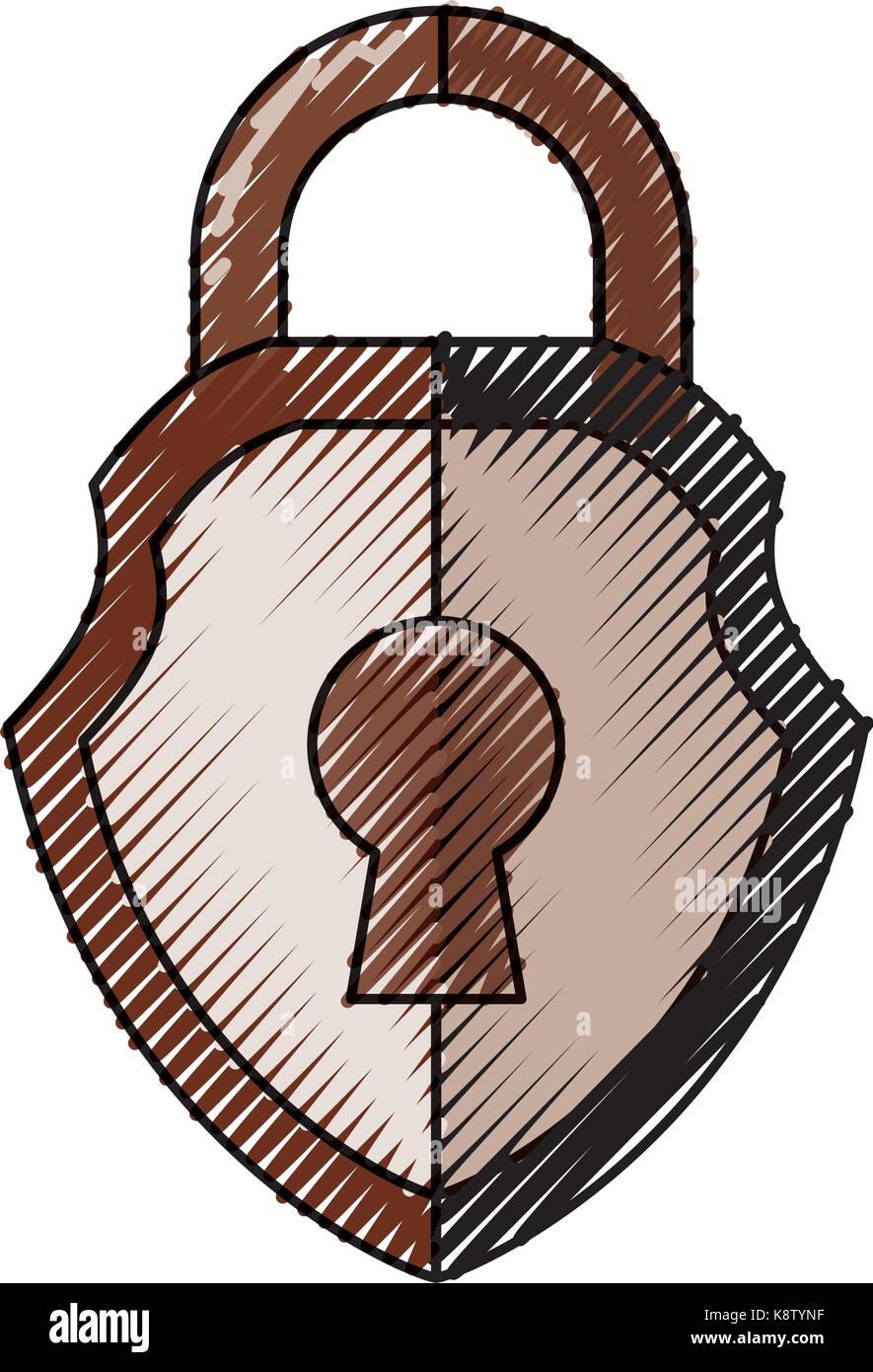 Padlock security symbol Stock Vector Image & Art - Alamy
