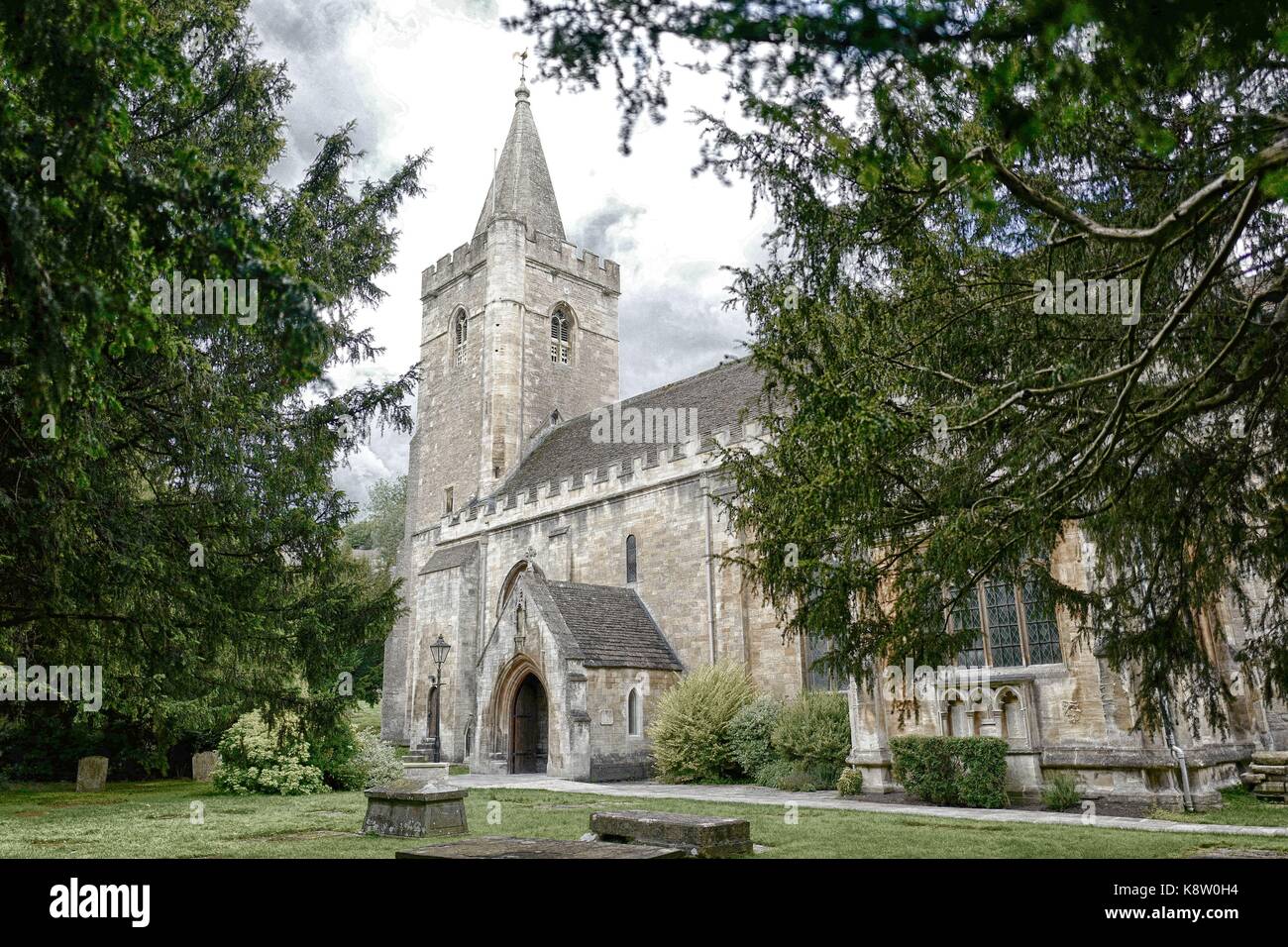 Bradford on Avon Holy Trinity Church Stock Photo